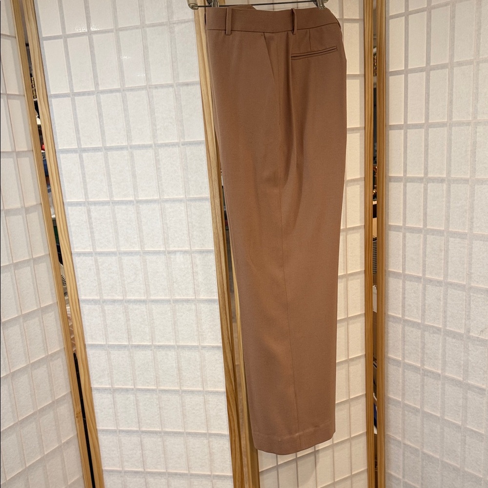 Everlane Women’s Camel Dress Pants Size 10. Wool and Cashmere Blend.
